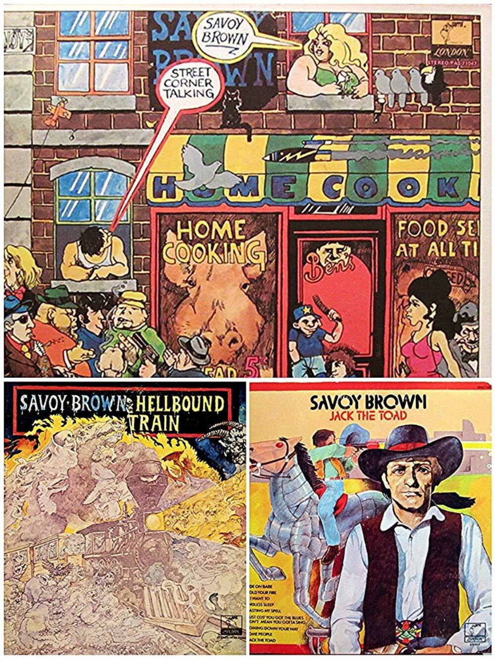Lot Of 3 Savoy Brown Vinyl Records